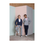 Sweatshirt em algodão e poliester com capuz 300 g/m2 Elevate Life cor areia imagem de estilo de vida