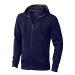 Sweatshirt em algodão e poliester com capuz 300 g/m2 Elevate Life cor azul-marinho