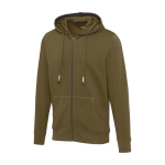 Sweatshirt em algodão e poliester com capuz 300 g/m2 Elevate Life cor verde oliva