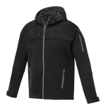 Casaco softshell impermeável em poliester 360 g/m2 Elevate Life cor preto