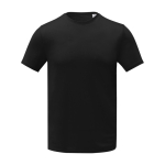T-shirt poliester, bordada ou serigrafada 105 g/m2 Elevate Essentials cor preto segunda vista frontal