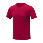 T-shirt poliester, bordada ou serigrafada 105 g/m2 Elevate Essentials cor vermelho