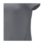 T-shirt técnica de malha poliester, mulher 105 g/m2 Elevate Essentials cor cinzento-escuro vista detalhe 1