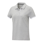 Polo para mulher com detalhes de cor, em algodão 200 g/m2 Elevate Life