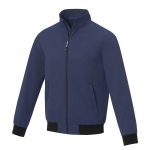 Blusão bomber unisex personalizável, leve, alta qualidade Elevate Life cor azul-marinho
