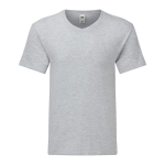 T-shirt de algodão Ringspun, decote em V 150 g/m2 Fruit of the Loom