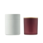 Velas com aroma a plantas e tampa de longa duração Candlelight Medium cor bordeaux