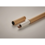 Conjunto com 10 varetas de incenso e suporte de bambu para oferta Yogi cor madeira vista fotografia quarta vista