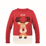 Camisola natalícia de aspecto festivo tamanho SM Christmas cor vermelho vista principal