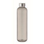 Garrafa de tritan grande transparente com tampa de rosca 1L Drink cor cinzento transparente