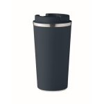 Copo de aço com função térmica e anti-gotas 510ml Elegant XL cor azul-marinho