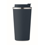 Copo de aço com função térmica e anti-gotas 510ml Elegant XL cor azul-marinho sexta vista