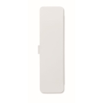 Conjunto de 3 talheres reutilizáveis em caixa colorida Takeaway cor branco quinta vista