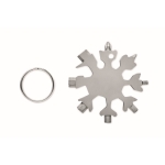 Ferramenta multifunções em forma de floco de neve Snowflake cor titânio