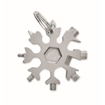 Ferramenta multifunções em forma de floco de neve Snowflake cor titânio quinta vista