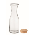Garrafa grande de vidro com tampa de cortiça 1L Crystal Corkcap cor transparente terceira vista