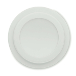 Copo com parede dupla feito de plástico 300ml TakeAway Minimal cor branco