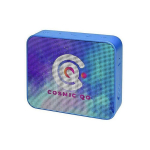Altifalante com logo muito compacto à prova d'água IPX7 JBL Go Essential cor azul