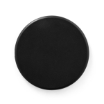 Carregadores sem fio promocionais redondos ultra finos Slim cor preto primeira vista