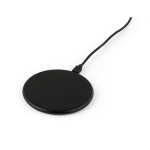 Carregadores sem fio promocionais redondos ultra finos Slim cor preto terceira vista