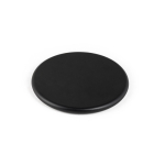 Carregadores sem fio promocionais redondos ultra finos Slim cor preto