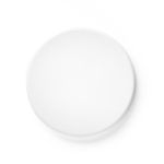 Carregadores sem fio promocionais redondos ultra finos Slim cor branco primeira vista