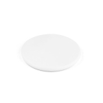 Carregadores sem fio promocionais redondos ultra finos Slim cor branco