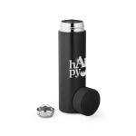 Termos personalizados com termómetro LED e infusor 470ml Touch cor preto imagem com logo 5