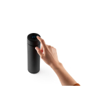 Termos personalizados com termómetro LED e infusor 470ml Touch cor preto quinta vista