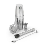 Set de cocktail de aço com coqueteleira de 750ml Sommelier vista principal