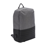Mochila antirroubo com costas e alças acolchoadas para PC de 15'' cor cinzento segunda vista