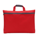 Bolsa para documentos barata em non-woven 80 g/m2 Budget cor vermelho primeira vista