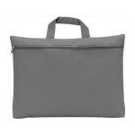 Bolsa para documentos barata em non-woven 80 g/m2 Budget cor cinzento primeira vista