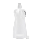 Garrafas de água publicitárias dobráveis baratas 420ml Rebel cor branco segunda vista