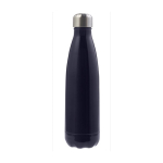 Garrafa de aço isolada a vácuo com tampa metálica 500ml Satin cor azul primeira vista