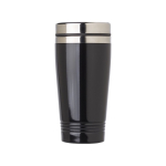 Caneca de viagem personalizada e com cor 450ml Alu Color cor preto primeira vista