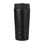 Caneca com função térmica e formato geométrico 300ml Trilliant Colors cor preto primeira vista