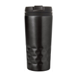 Caneca com função térmica e formato geométrico 300ml Trilliant Colors cor preto segunda vista