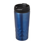 Caneca com função térmica e formato geométrico 300ml Trilliant Colors cor azul décima primeira vista