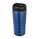 Caneca com função térmica e formato geométrico 300ml Trilliant Colors cor azul oitava vista