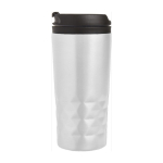 Caneca com função térmica e formato geométrico 300ml Trilliant Colors cor branco terceira vista