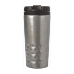 Caneca com função térmica e formato geométrico 300ml Trilliant Colors cor prateado segunda vista