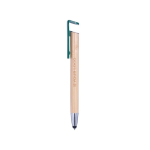 Caneta táctil com suporte para telemóvel tinta azul Bambú Versatile cor verde-escuro vista principal