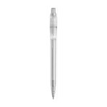 Canetas personalizadas com tinta Dokumental azul Stilolinea Oslo cor branco primeira vista