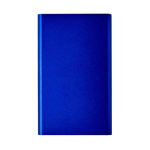 Bateria externa personalizada em alumínio de 4.000 mAh cor azul real primeira vista