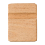 Suporte de telemóvel quadrado de bambu para o escritório Bamboo segunda vista