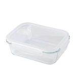 Tupperware de vidro transparente com tampa hermética 1000ml Crystal cor transparente primeira vista
