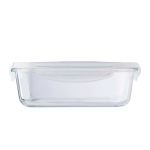 Tupperware de vidro transparente com tampa hermética 1000ml Crystal cor transparente terceira vista