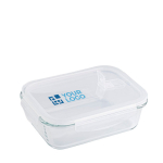 Tupperware de vidro transparente com tampa hermética 1000ml Crystal cor transparente vista principal