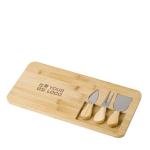 Tábuas de corte personalizadas com facas e garfo Cheese vista principal